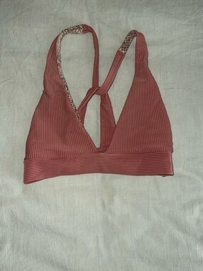 acacia swimwear pink top size small